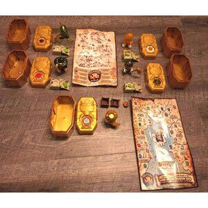 Treasure X Kings Gold Hunters Moose Toys Lot of 5 Figures and accessories/maps